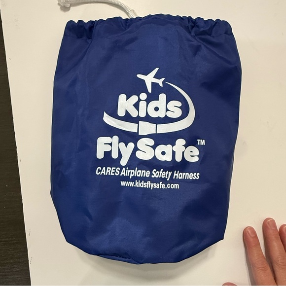 CARES-Airplane Safety Harness - Red and Blue - Picture 2 of 5